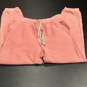 Aerie Blush Corduroy Joggers
